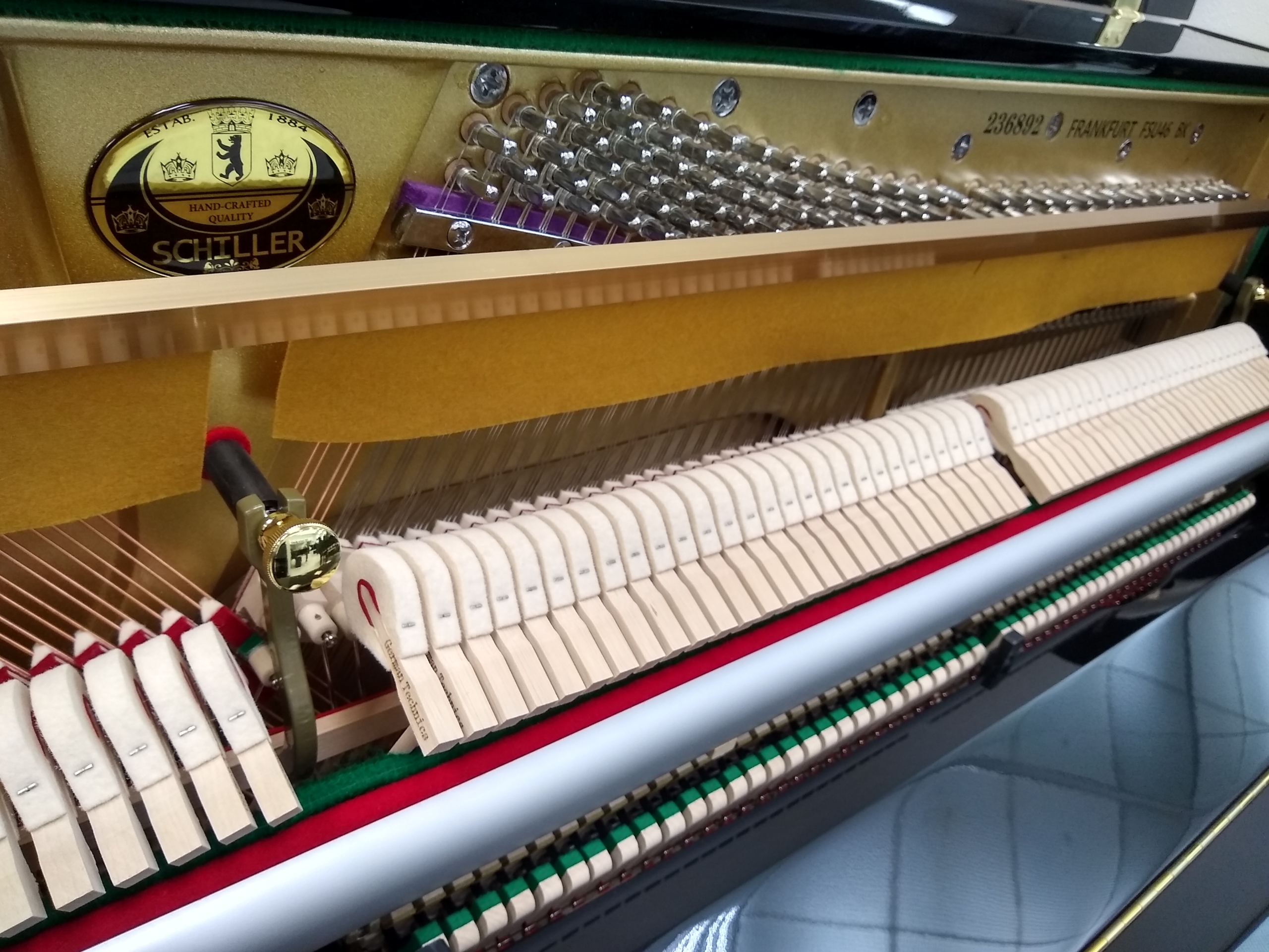 Schiller Imperial Frankfurt 46″ Upright – Black Polish - Image 3