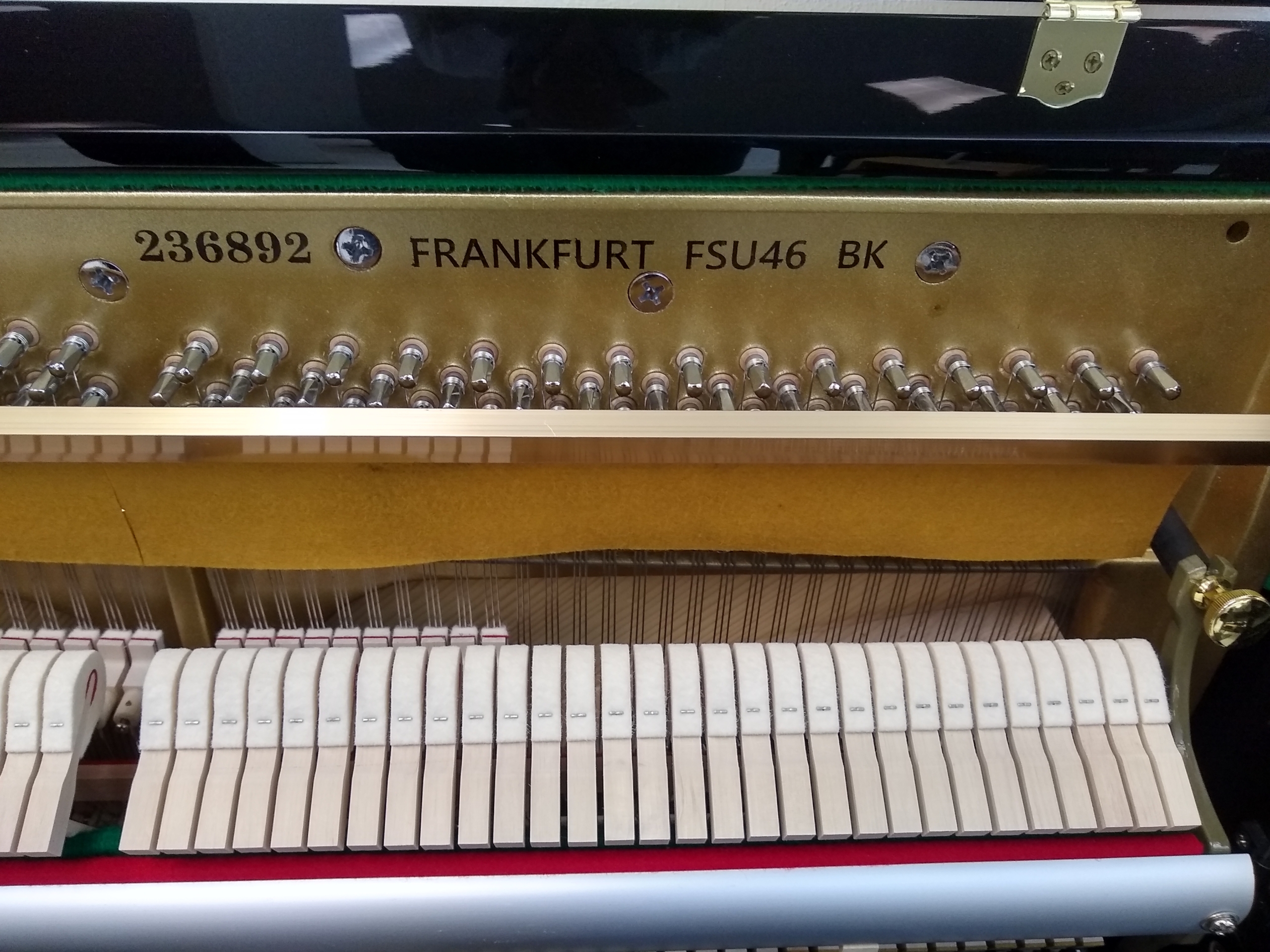 Schiller Imperial Frankfurt 46″ Upright – Black Polish - Image 4