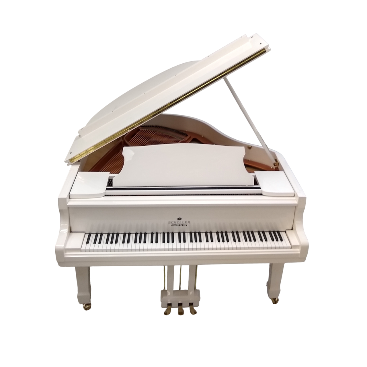Schiller 5’0″ Imperial Leipzig Grand Piano –White Polish - Image 2