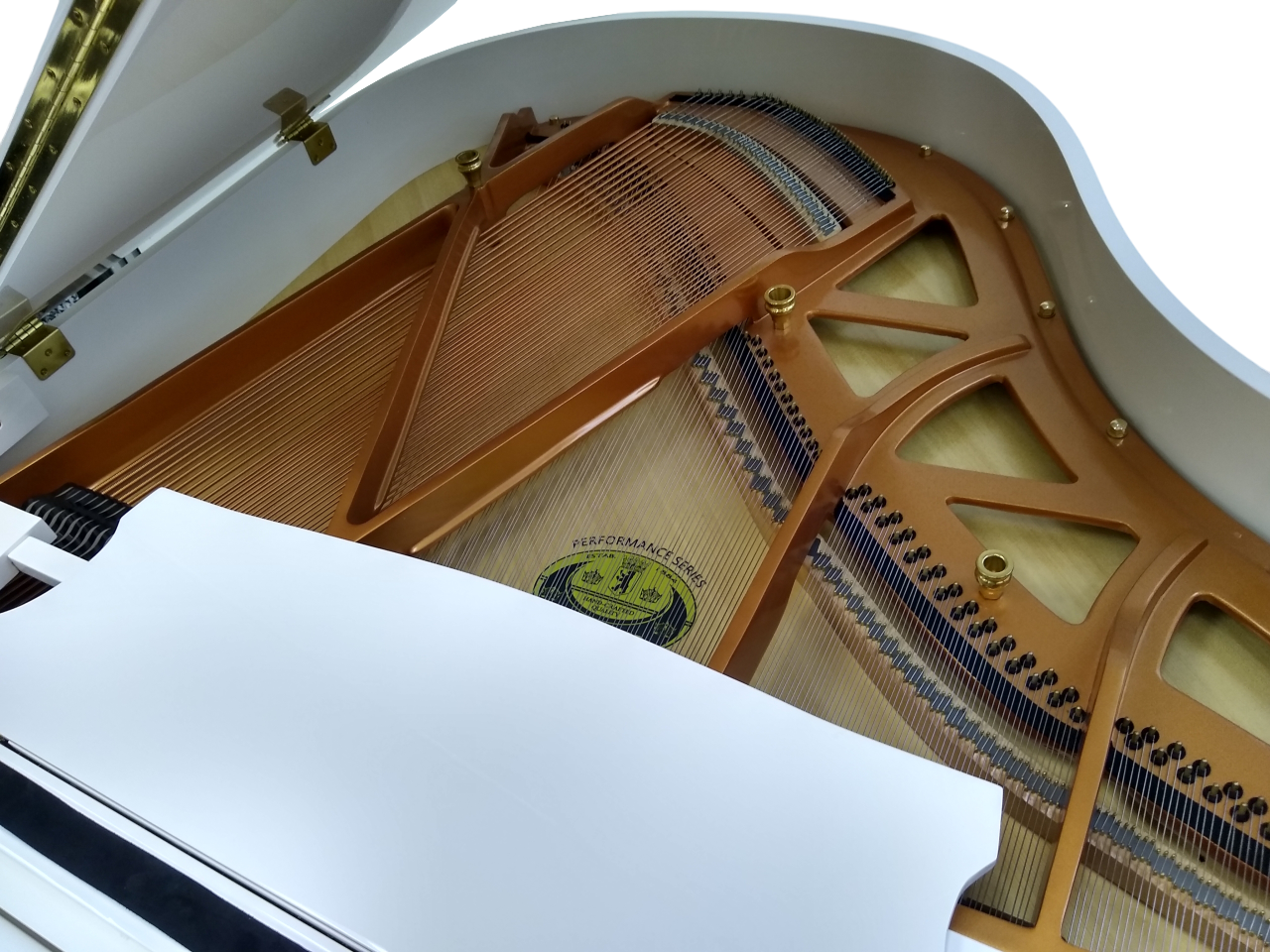 Schiller 5’0″ Imperial Leipzig Grand Piano –White Polish - Image 4